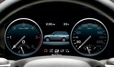 Interactive Driver Display
(TFT cluster) from Range Rover L322