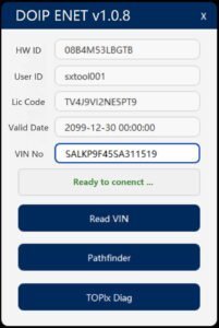 Demo JLR DOIP Enet Addon Soft for TOPIX Cloud - Image 4
